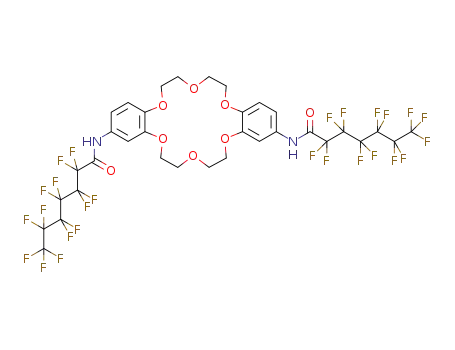 cis-4,4'-di(perfluoroheptylamido)-dibenzo-18-crown-6