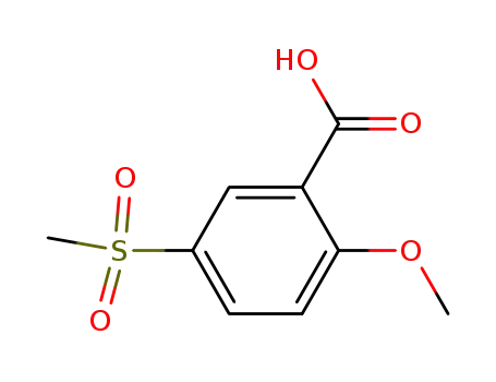 2-Methoxy-5-(methylsulfonyl)benzoic acid 50390-76-6