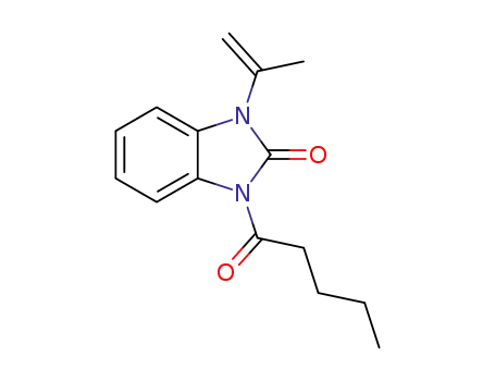 1-pentanoyl-3-(prop-1-en-2-yl)-1H-benzo[d]imidazol-2(3H)-one