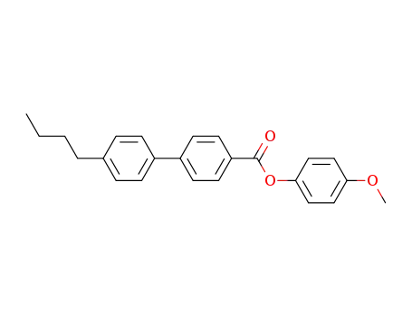 Molecular Structure of 61733-31-1 ([1,1'-Biphenyl]-4-carboxylic acid, 4'-butyl-, 4-methoxyphenyl ester)