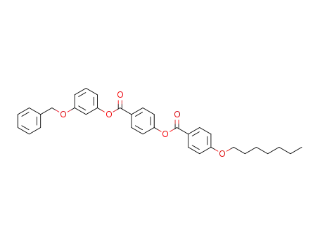 4-((3-(benzyloxy)phenoxy)carbonyl)phenyl 4-(heptyloxy)benzoate