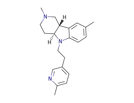 (4aRS,9bRS)-2,8-dimethyl-5-[2-(6-methylpyridin-3-yl)ethyl]-2,3,4,4a,5,9b-hexahydro-1H-pyrido[4,3-b]indole