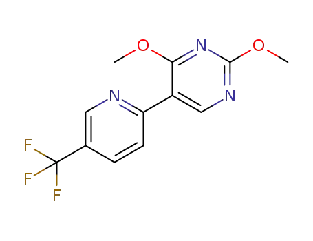 2,4-dimethoxy-5-(5-(trifluoromethyl)pyridin-2-yl)pyrimidine