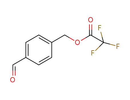 Molecular Structure of 498572-68-2 (Acetic acid, trifluoro-, (4-formylphenyl)methyl ester)