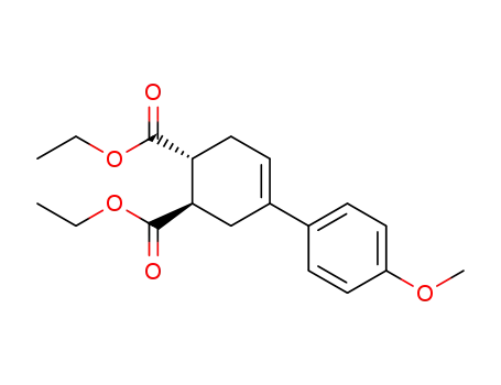 (trans)-diethyl 4-(4-methoxyphenyl)-4-cyclohexene-1,2-dicarboxylate