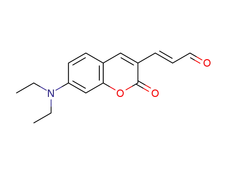 (E)-3-(7-(diethylamino)-2-oxo-2H-chromen-3-yl)acrylaldehyde