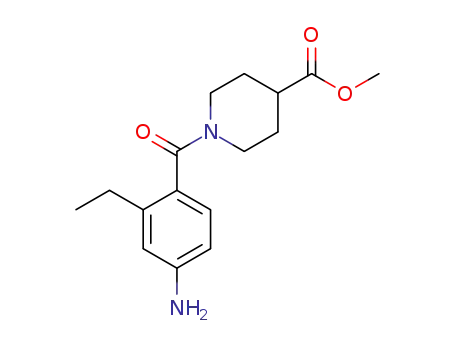 methyl 1-(4-amino-2-ethylbenzoyl)piperidine-4-carboxylate