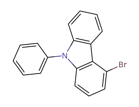 Molecular Structure of 1097884-37-1 (4-broMo-9-phenyl-9H-carbazole)