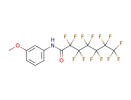 N-perfluoroheptanoyl-m-methoxyaniline