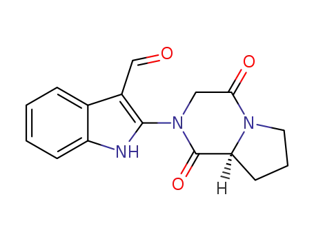 (8aS)-2-(3-formyl-1H-indol-2-yl)hexahydropyrrolo[1,2-a]pyrazine-1,4-dione