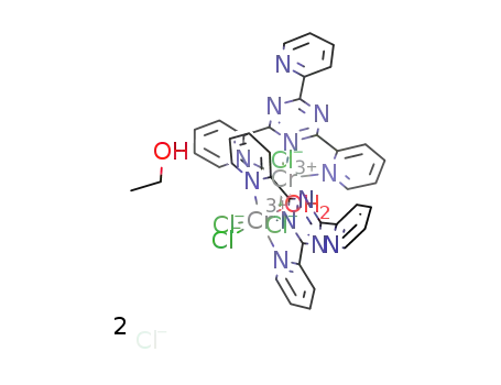 [CrIII(2,4,6-tri-(2-pyridyl)-1,3,5-triazine)Cl2(H2O)1/2]Cl*1/2EtOH