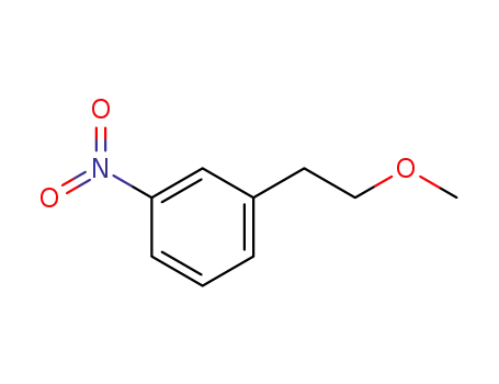 Molecular Structure of 110435-89-7 (Benzene, 1-(2-methoxyethyl)-3-nitro-)