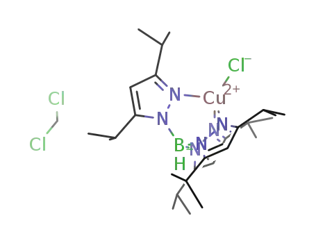CuCl(hydrotris(3,5-diisopropyl-1-pyrazolyl)borate)*CH2Cl2