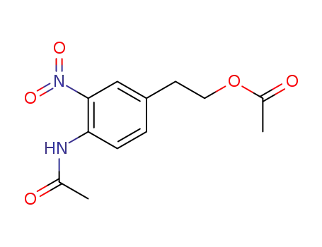 아세트아미드, N-[4-[2-(아세틸옥시)에틸]-2-니트로페닐]-