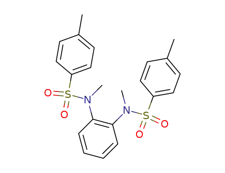 Molecular Structure of 29627-62-1 (Benzenesulfonamide,N,N'-1,2-phenylenebis[N,4-dimethyl-)