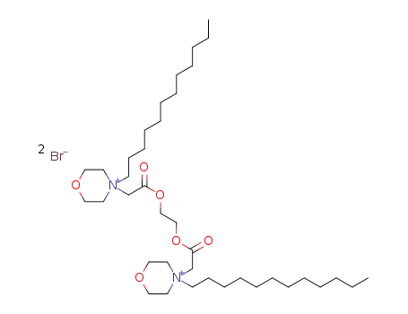 4,4'-((ethane-1,2-diylbis(oxy))bis(2-oxoethane-2,1-diyl))bis(4-dodecylmorpholin-4-ium) dibromide