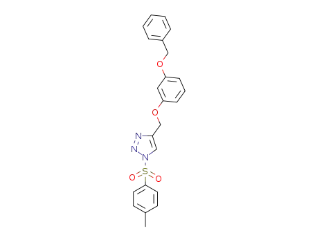 4-((3-(benzyloxy)phenoxy)methyl)-1-tosyl-1H-1,2,3-triazole
