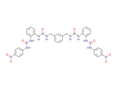 1,1'-(1,3-phenylenebis(methylene))bis(3-(2-(3-(4-nitrophenyl)ureido)phenyl)urea)