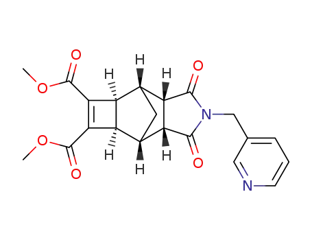 dimethyl (1α,2α,6α,7α,8β,11β)-3,5-dioxo-4-(pyridin-3-ylmethyl)-4-azatetracyclo[5.4.1.02,6.08,11]dodec-9-ene-9,10-dicarboxylate