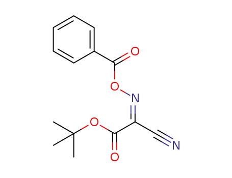 t-butyl 2-benzoyloximino-2-cyanoacetate