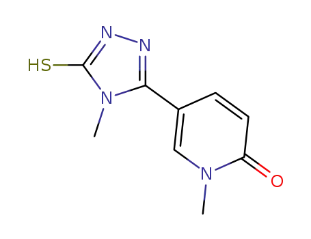 1-methyl-5-(4-methyl-5-sulfanyl-4H-1,2,4-triazol-3-yl)-1,2-dihydropyridin-2-one