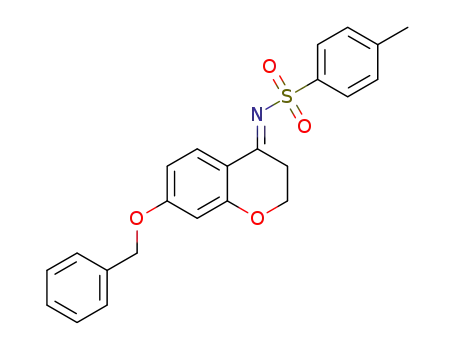 (E)-N-(7-(benzyloxy)chroman-4-ylidene)-4-methylbenzenesulfonamide