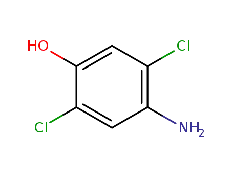 Molecular Structure of 50392-39-7 (4-Amino-2,5-dichlorophenol)