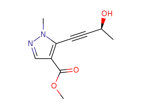 methyl (S)-5-(3-hydroxybut-1-yn-1-yl)-1-methyl-1H-pyrazole-4-carboxylate