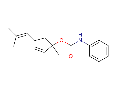 1,6-Octadien-3-ol, 3,7-dimethyl-, phenylcarbamate