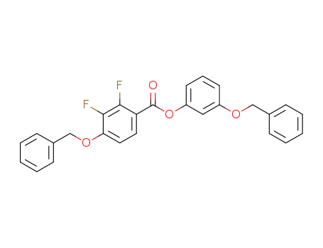 3-(benzyloxy)phenyl-4-(benzyloxy)-2,3-difluorobenzoate
