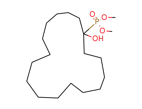 1-Hydroxy-cycloheptadecanyl-(1)-phosphonsaeure-dimethylester