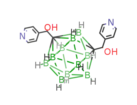 1,7-bis{(pyridin-4′-yl)methanol}-1,7-dicarba-closo-dodecaborane