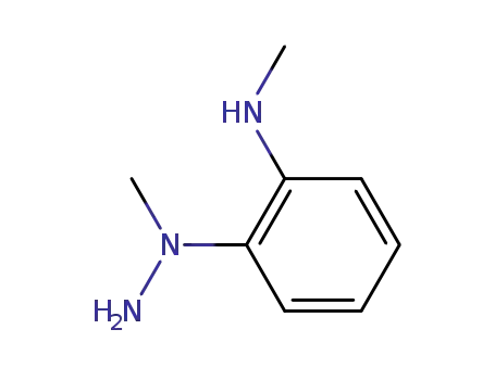 Molecular Structure of 858784-83-5 (Hydrazine,  1-methyl-1-(o-methylaminophenyl)-  (4CI))