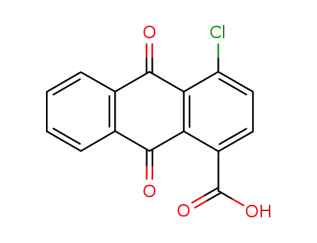 4-chloro-9,10-dioxo-9,10-dihydroanthracene-1-carboxylic acid