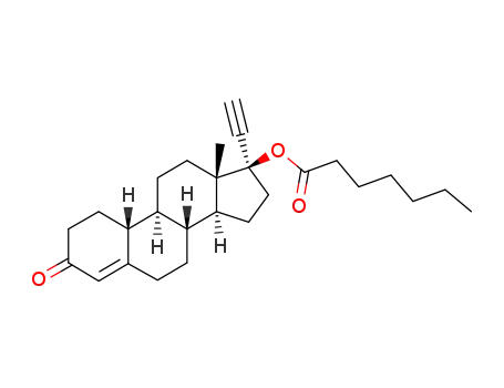 17alpha-Ethynyl-19-nortestosterone 17-heptanoate