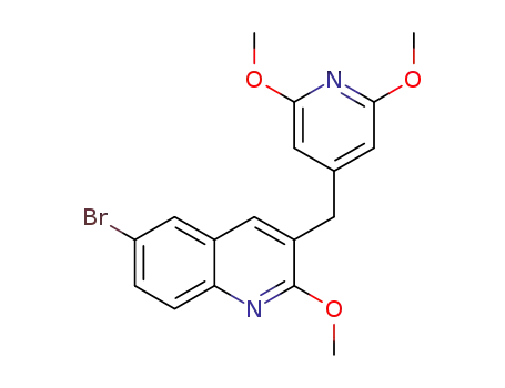 6-bromo-3-((2,6-dimethoxypyridin-4-yl)methyl)-2-methoxyquinoline