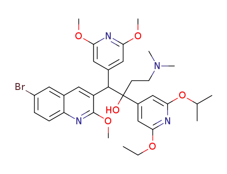 1-(6-bromo-2-methoxyquinolin-3-yl)-1-(2,6-dimethoxypyridin-4-yl)-4-(dimethylamino)-2-(2-ethoxy-6-isopropoxypyridin-4-yl)butan-2-ol