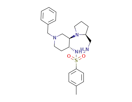 N-(3R,4R)-3-[(S)-2-(aminomethyl)pyrrolidin-1-yl]-1-benzylpiperidin-4-yl-4-tosylamide