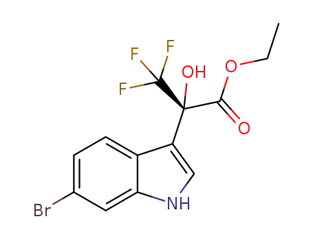 (S)-ethyl 2-(6-bromo-1H-indol-3-yl)-3,3,3-trifluoro-2-hydroxypropanoate