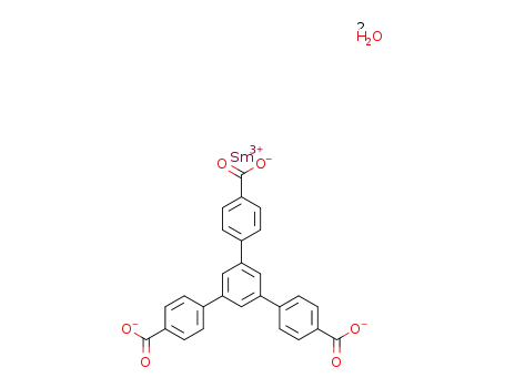 [{Sm(1,3,5-tris(4-carboxyphenyl)benzene)(H2O)}·H2O]n