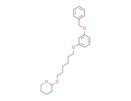 2-((6-(3-(benzyloxy)phenoxy)hexyl)oxy)tetrahydro-2H-pyran