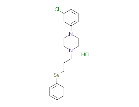 1-(3-chlorophenyl)-4-(3-phenylseleno propyl)piperazine hydrochloride