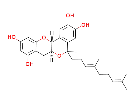 6aS,12aR-5,6a,7,12a-tetrahydro-5-methyl 5-((E)-4,8-dimethylnona-3,7-dienyl)[2]benzopyrano[4,3-b][1]benzopyran-2,3,8,10-tetrol