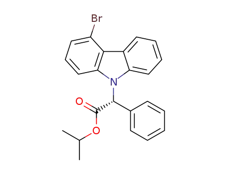 isopropyl (R)-2-(4-bromo-9H-carbazol-9-yl)-2-phenylacetate
