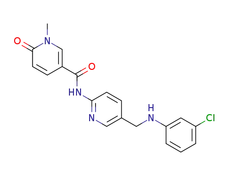 N-(5-((3-chlorophenylamino)methyl)pyridin-2-yl)-1-methyl-6-oxo-1,6-dihydropyridine-3-carboxamide