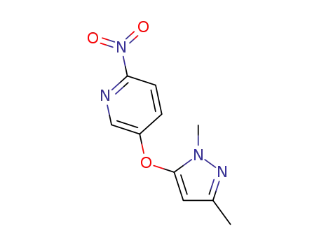 5-((1,3-dimethyl-1H-pyrazol-5-yl)oxy)-2-nitropyridine