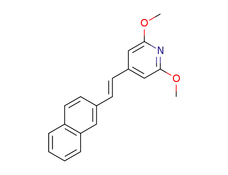 (E)-2,6-dimethoxy-4-(2-naphth-2-ylvinyl)-pyridine