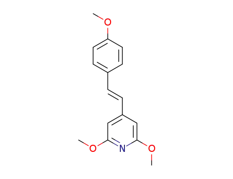 (E)-2,6-dimethoxy-4-(4-methoxystyryl)-pyridine