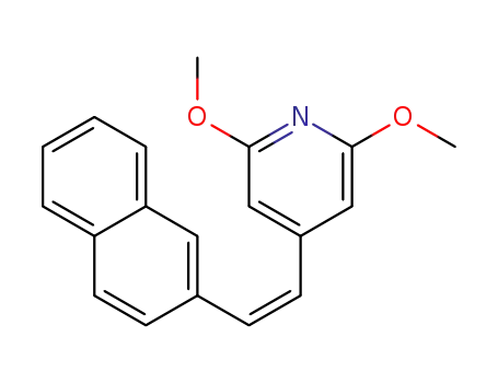 (Z)-2,6-dimethoxy-4-(2-naphth-2-ylvinyl)-pyridine