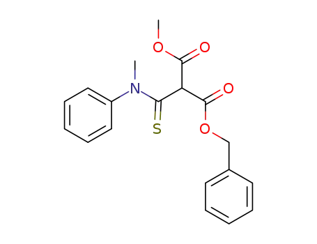1-benzyl 3-methyl 2-(methyl(phenyl)carbamothioyl)malonate